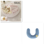 2 In 1 Dog And Cat Bed Pet Winter Bed Round Plush Warm Bed House Soft Long Plush Pets Bed Pet Products EX-STOCK Canada 