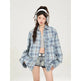 Retro Mid-length Sun Protection oversize Unisex outwear jacket and Coat Women - EX-STOCK CANADA
