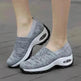 Mesh Sports Shoes Breathable Slip On Air Cushion Sneakers Casual Thick Bottom Heightened Shoes for Women - EX-STOCK CANADA