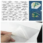 50pcs Water Soluble Stick and Stitch Embroidery Patterns stickers for Clothes - EX-STOCK CANADA