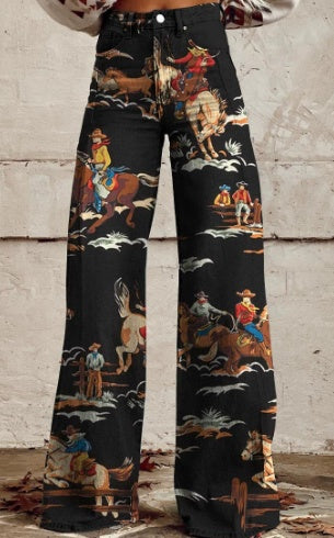 Women's Casual Pants Thin Imitation Jeans EX-STOCK Canada 