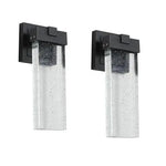 Outdoor Waterproof Transparent LED Crystal Wall Light Supports Many Types Of Bulb-2 Packs With Light Sensitivity