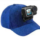 Canvas Sun Hat Cap Cycling Hiking Golfing Fishing For Sports Action Cam Camera EX-STOCK