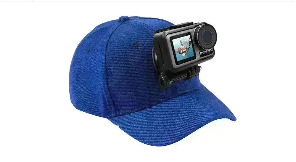Canvas Sun Hat Cap Cycling Hiking Golfing Fishing For Sports Action Cam Camera EX-STOCK