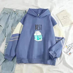 Swever de sudadera con capucha a juego de color
