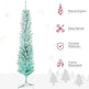 6ft Pencil Christmas Trees, Skinny Artificial Christmas Tree For Xmas Holiday Decor, Gradient Blue EX-STOCK Canada 