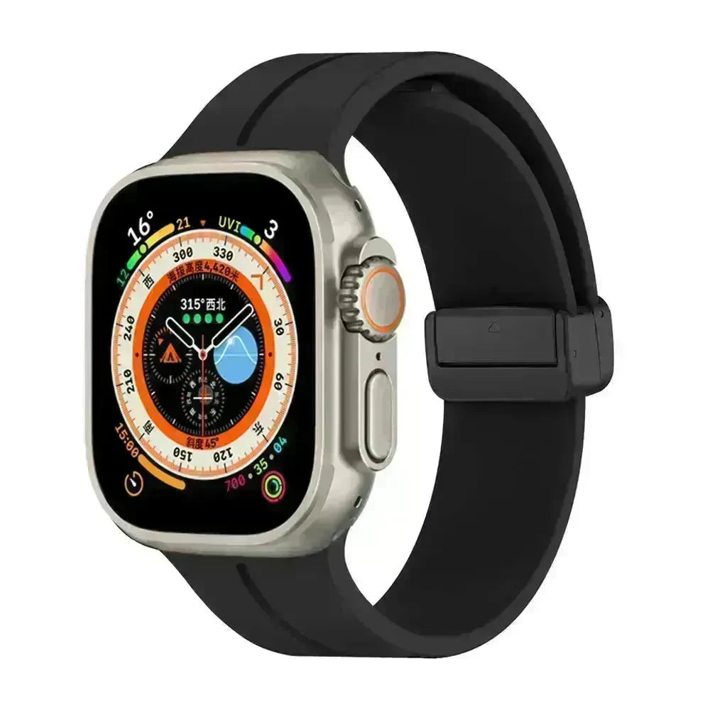 Magnetic Silicone Watch Band suitable for Apple iWatch - EX-STOCK CANADA