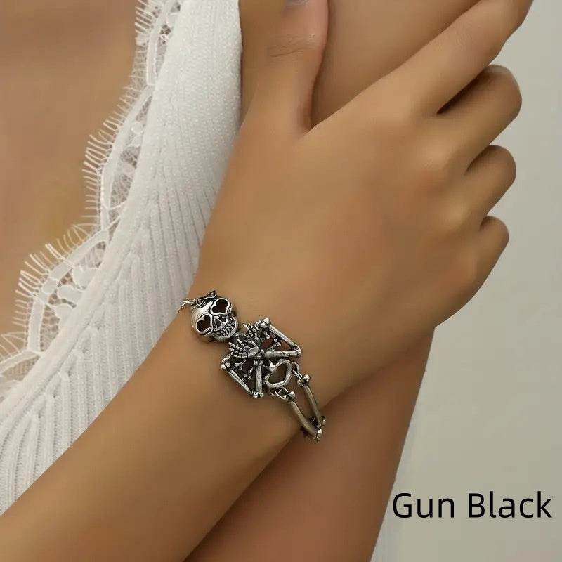Exaggerated Skull Human Bracelet Fashion Halloween Hand Jewelry EX-STOCK