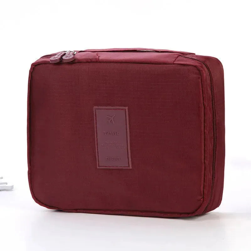 Portable Cosmetic Bag Waterproof Divider Multi-grid Pockets Toiletry Bags Travel Storage Handbags Women Make Up Bag - EX-STOCK CANADA