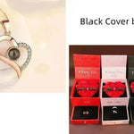 Hot Valentine's Day Gifts Metal Rose Jewelry Gift Box Necklace For Wedding Girlfriend Necklace Gifts - EX-STOCK CANADA