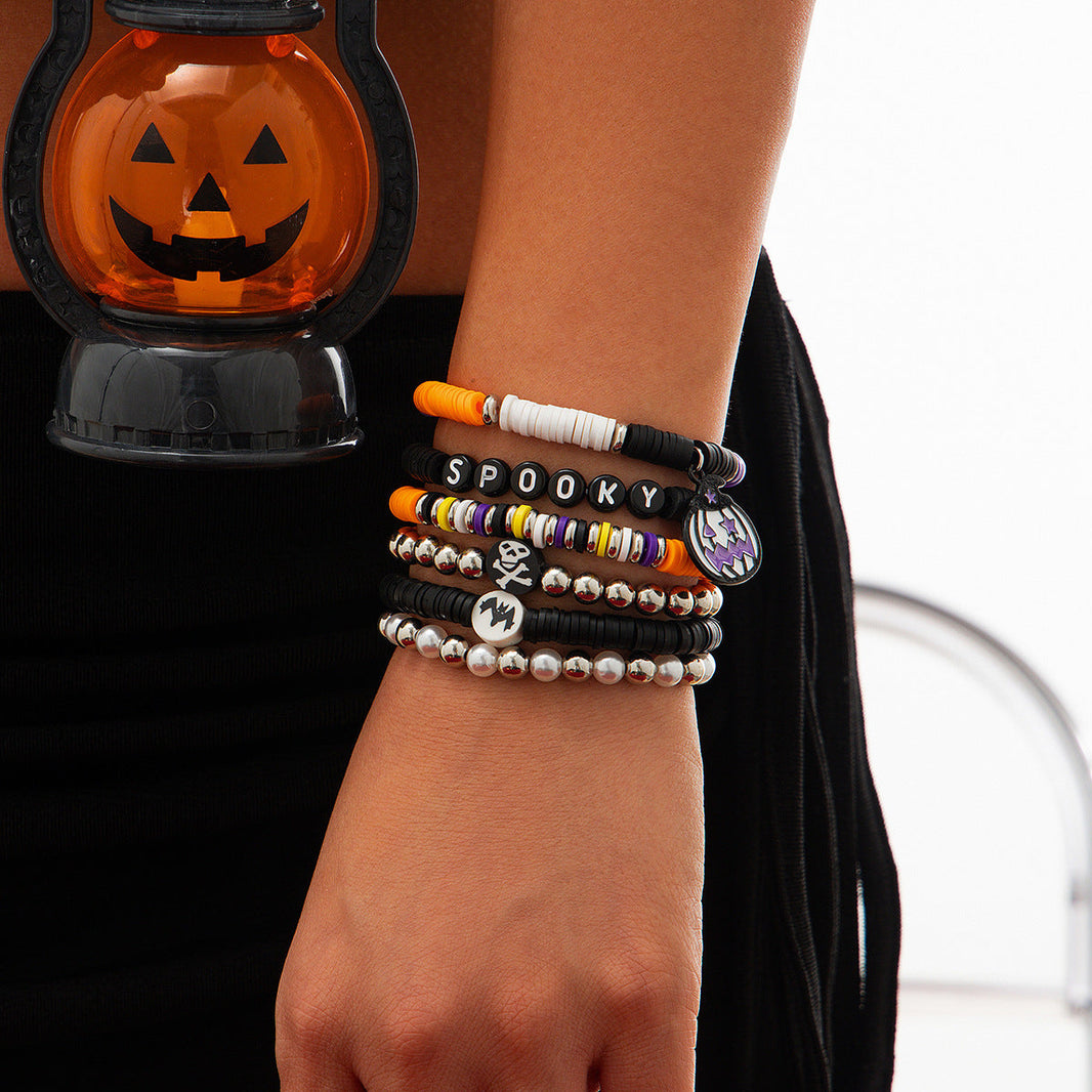 Personality Simple Bat Crystal Bracelet Suit EX-STOCK
