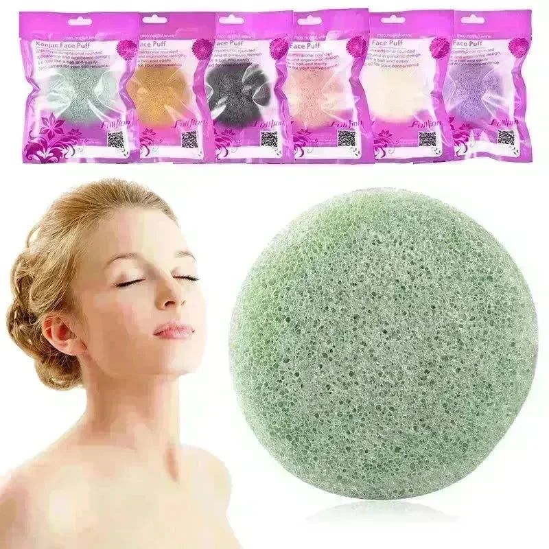 Exfoliating Konjac Face Sponge - EX-STOCK CANADA