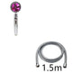 Propeller Driven Shower Head With Stop Button And Cotton Filter Turbocharged High Pressure Handheld Shower Nozzle - EX-STOCK CANADA
