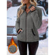 Double-Sided Fleece Zip-Up Cardigan - Casual Plush Hooded Jacket for Men Women Winter Warm Outerwear | EX-STOCK product gallery photo 4