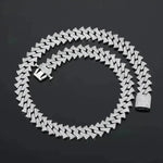 14mm Men's Hip Hop Zircon Thorns Cuban Link Chain - EX-STOCK CANADA