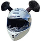 Purple helmet braid decoration accessory