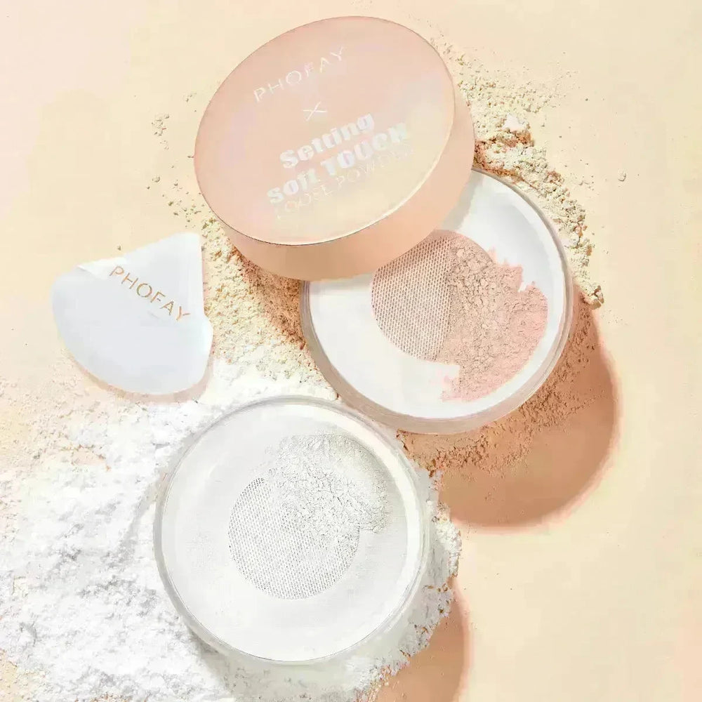 PHOFAY Soft Touch Loose Setting Powder Smooth Long Lasting Makeup - EX-STOCK CANADA