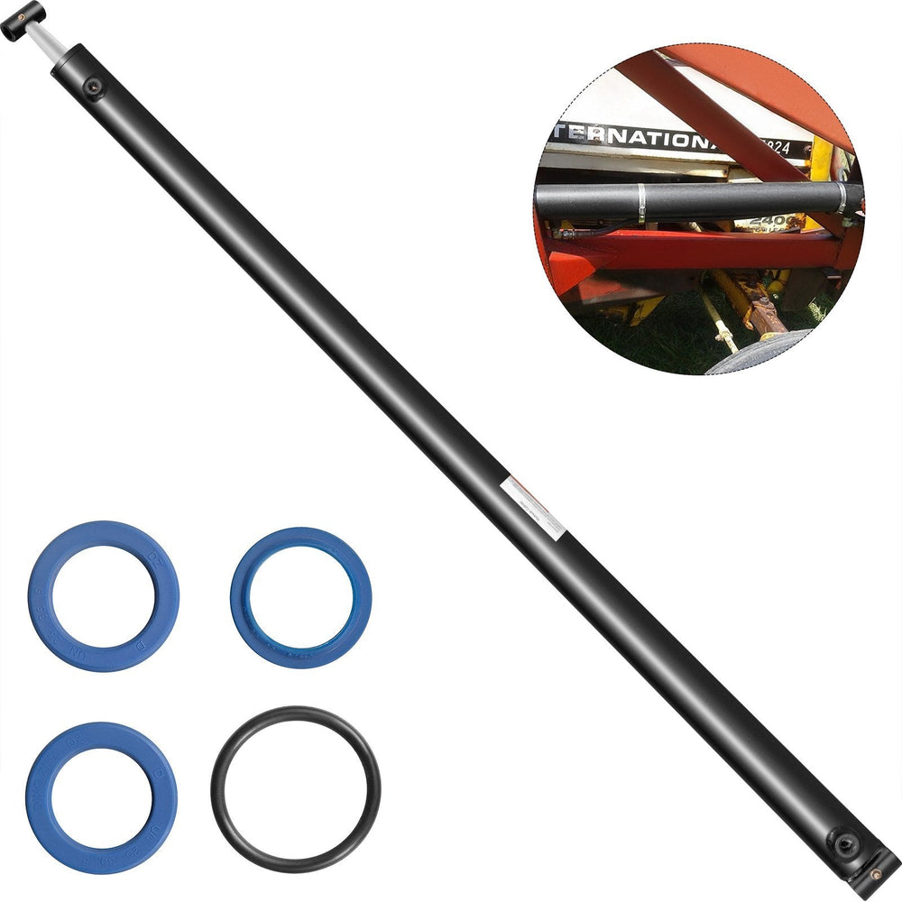 Hydraulic Cylinder 2 Bore 36 Stroke Hydraulic Ram Cylinder 3000psi Hydraulic Cylinders Welded Double Acting Cross Tube SAE6 Port Hydraulic Lifting Cylinder EX-STOCK