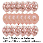 Sequined Latex Balloons for Birthday & Wedding Decorations – 12 Inch Colorful Party Balloons
