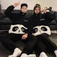 Fashion Casual Embossed Velvet Couple Pajamas - EX-STOCK CANADA