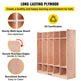 Preschool Cubby Lockers 5-Section Plywood Birch Coat Locker 15MM Thickness Kids Locker For Home 48.4 Inch High Durable Classroom Lockers For Toddlers And Kids Commercial Or Personal Use EX-STOCK