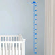 Children's Beard Height Measurement Wall Sticker - EX-STOCK CANADA