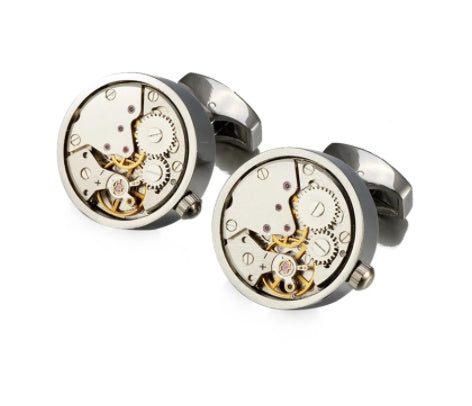 Men's Copper Movement Cufflinks – Turning French Shirt