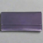 Cartera de cuero trifold con solapa para mujeres de JBG InternationalEX-STOCK Canada 