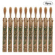 10pcs  Bamboo toothbrushes - EX-STOCK CANADA