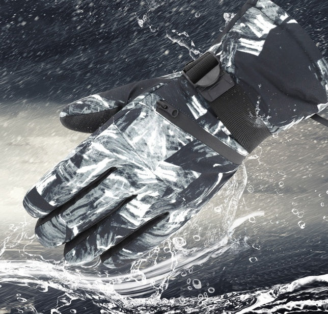 Ski Gloves For Men Winter Cold Outdoor | EX-STOCK product gallery photo 8