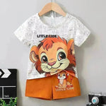 Cartoon Baby Clothing Short Pant Two-piece Set for boys