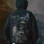 Sudadera de sudadera con capucha de gran tamaño para hombres Hip Pop Streetwear