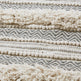 Woven Texture Stripe Bath Rug Grey 20x32 EX-STOCK