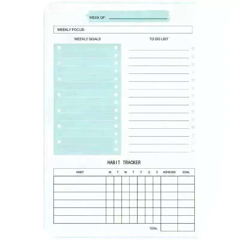 Non Dated Daily Weekly Monthly Planner Agenda Notebook Diary - EX-STOCK CANADA