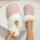 Winter Warm Plush Slippers Home Indoor Non-slip Bedroom Floor Soft Fuzzy Slipper For Couple Fashion Solid House Shoes - EX-STOCK CANADA