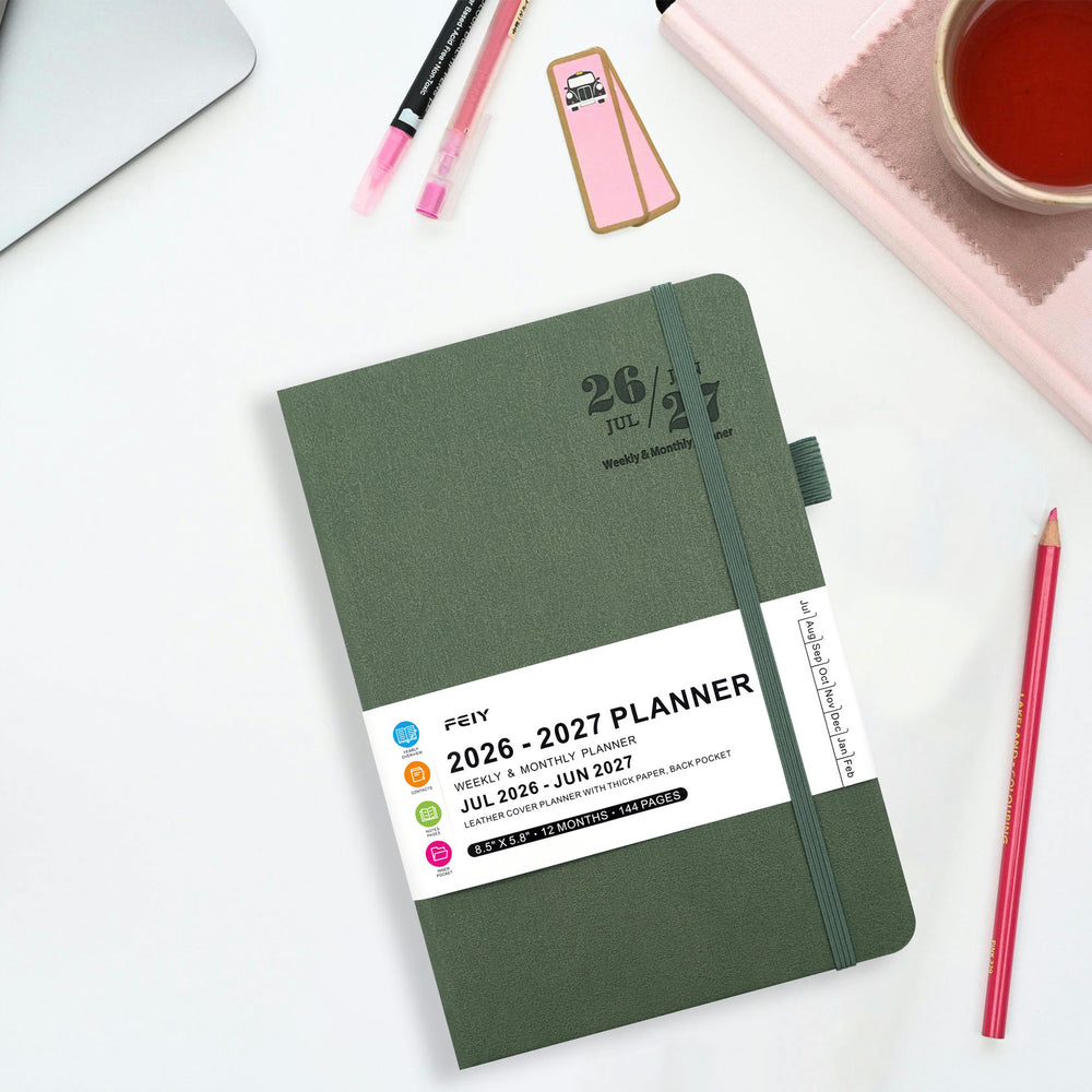 2026-2027 English Weekly Planner Notebook 