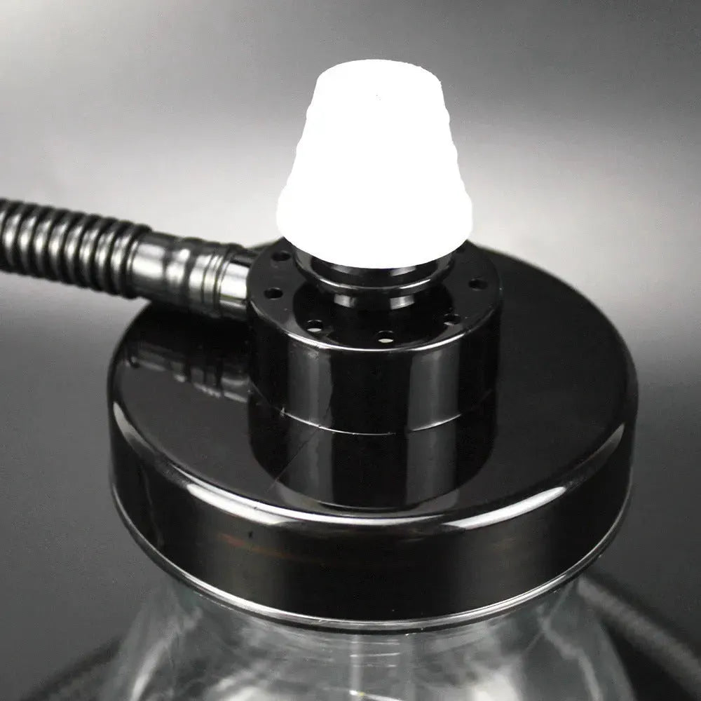 Portable Transparent White Plastic Hookah Full Set Of Accessories - EX-STOCK CANADA