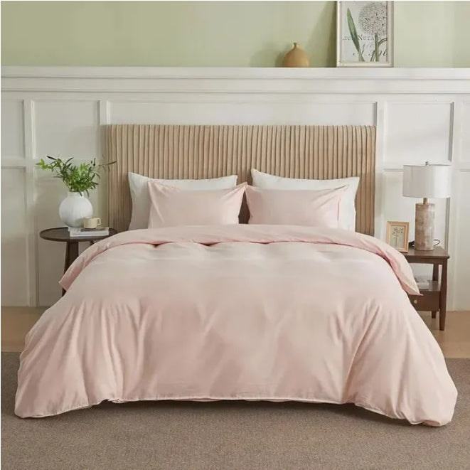 Serta Simply Clean Pleated Duvet Cover Queen EX-STOCK Canada 