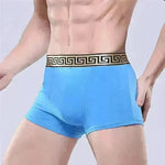 Men's Cotton Boxer Briefs Casual Solid Color Mid Waist underwear - EX-STOCK CANADA