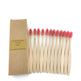 Eco friendly 12 Bamboo toothbrushes - EX-STOCK CANADA