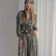 Fashionable Leopard Print Loose Ice Silk Pajamas For Women - EX-STOCK Canada