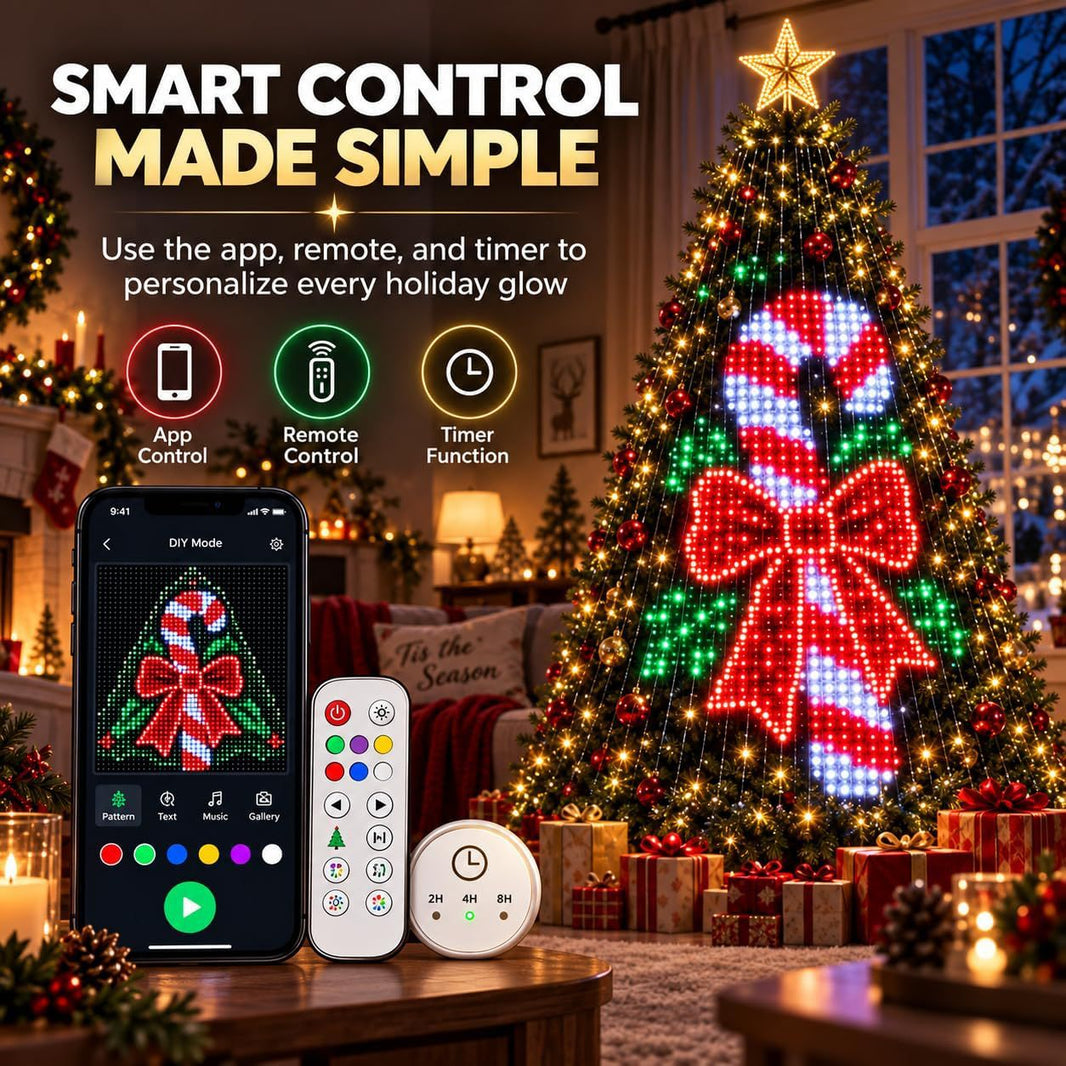 Intelligente Animierte Weihnachtsbaumlichter