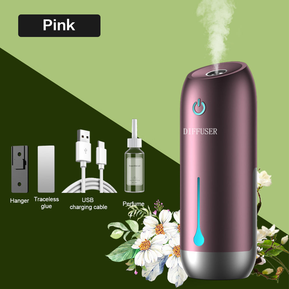 آلة العلاج بالعطور بسعة 50 مل، رش أوتوماتيكي مؤقت للعطور، آلة عطر منزلية، مزيل روائح للحمام، موزع لتنقية الهواء - EX-STOCK Canada