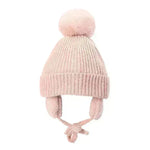Otoño e invierno el lindo gorro de lana de tejer para niños