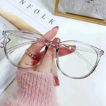 Large Frame Anti-blue Light Glasses Frame Myopia Finished Flat Frame