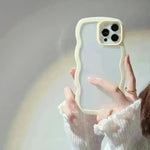 Wave Border Mobile Phone Case Solid Color Simple Candy Color - EX-STOCK CANADA