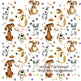 Kids' Duvet Cover Sets Animals Pastel Duvet Covers Cartoon Dogs Paws Pattern Bed Sets 3 Pieces 1 Duvet Cover And 2 Pillow Cases Cute Puppy Dogs Bedding For Kids EX-STOCK Canada 