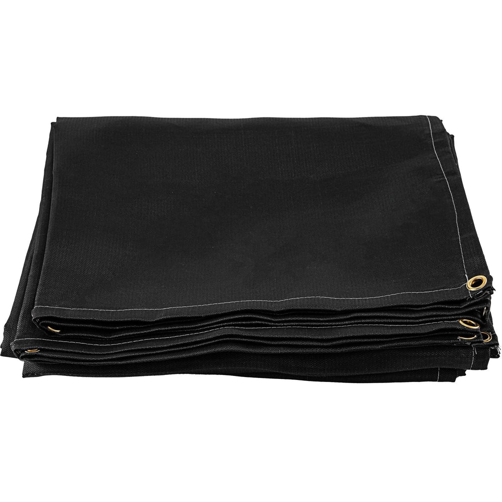 8 X 10 Ft Welding Blanket Black Fiberglass Blanket Portable Fiberglass Fire Retardant Blanket Welding Mat Welding Fireproof Thermal Resistant Insulation With Carry Bag EX-STOCK