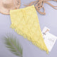 European And American Women's See Through Hollow Knitted tassel fringe Slant Beach Skirt - EX-STOCK CANADA