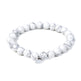 Lava Volcanic Stone Couple Magnetic Clasp Bracelet